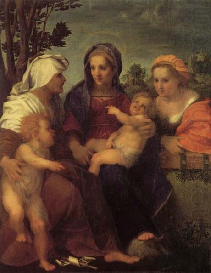 Madonna and Child with St.Catherine, Andrea del Sarto